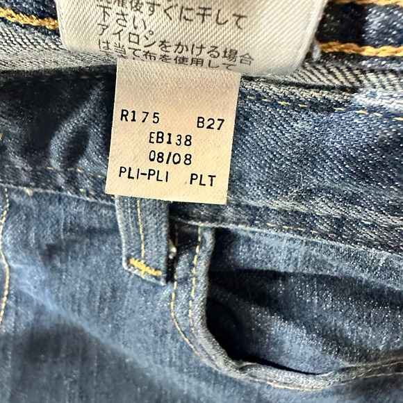 Y2k Eddie Bauer Jeans Women 4 Blue Denim Mid Rise Bootcut‎ Classic 5 Pocket - Picture 15 of 16